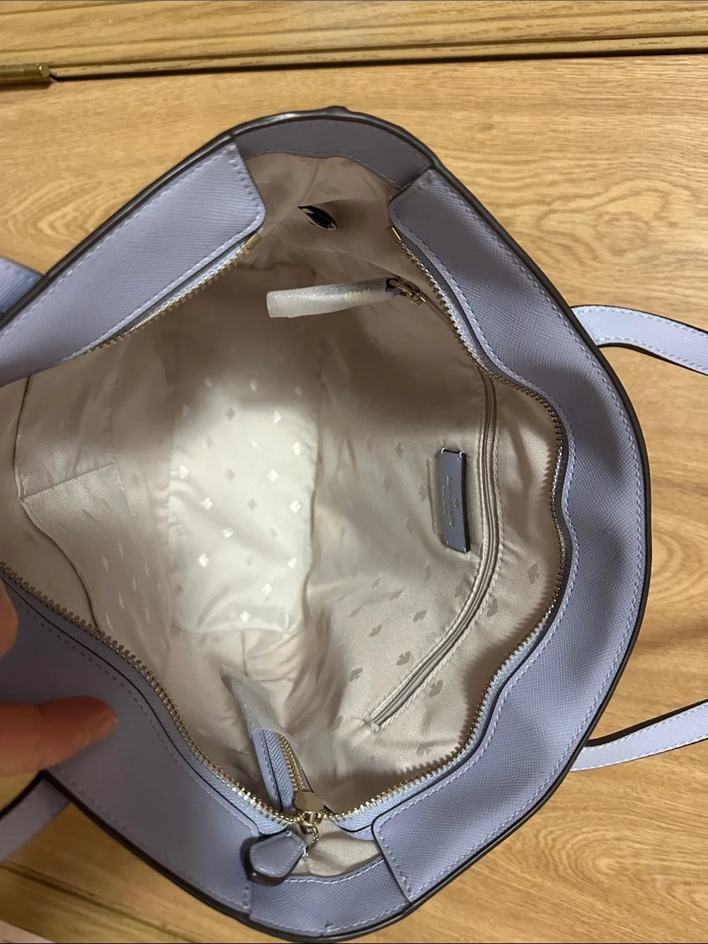 kate spade Lilac Saffiano Leather Tote
